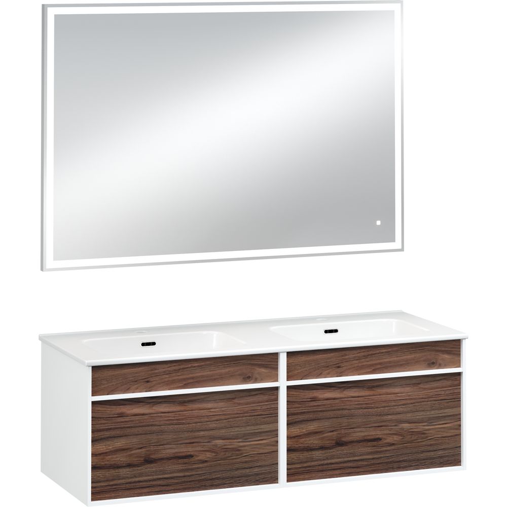 Купить Мебель для ванной STWORKI Вестервик 120 орех каньон в Москве с доставкой Мебель для ванной STWORKI Вестервик 120 орех каньон