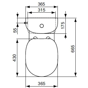Купить Крышка-сиденье Ideal Standard Connect E712801 в Москве с доставкой Крышка-сиденье Ideal Standard Connect E712801