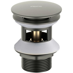 Донный клапан Aquatek AQ6002BGM оружейная сталь Донный клапан Aquatek AQ6002BGM оружейная сталь