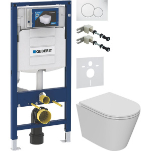 Комплект Унитаз подвесной Bauedge Bau Nimb Hurricane3 безободковый, с микролифтом, белый + Крепления Geberit Duofix 111.815.00.1 к стене + Шумоизоляция + Инсталляция UP 320 111.300.00.5 + Кнопка Sigma 01 115.770.11.5 белая Комплект Унитаз подвесной Bauedge Bau Nimb Hurricane3 безободковый, с микролифтом, белый + Крепления Geberit Duofix 111.815.00.1 к стене + Шумоизоляция + Инсталляция UP 320 111.300.00.5 + Кнопка Sigma 01 115.770.11.5 белая