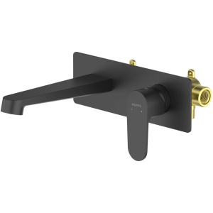 Смеситель для раковины Aquatek Оберон AQ1213MB черный