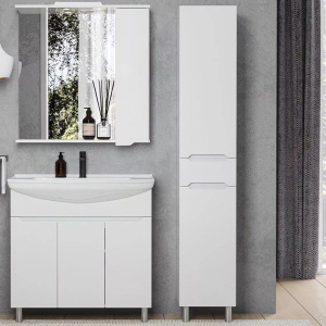 Шкаф-пенал SanStar Bianca напольный, белый