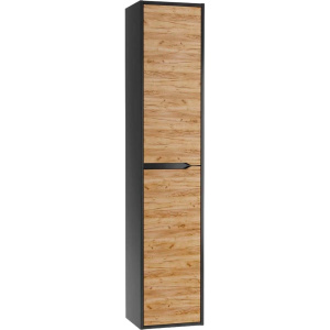 Шкаф-пенал Домино Karat антрацит, дуб вотан