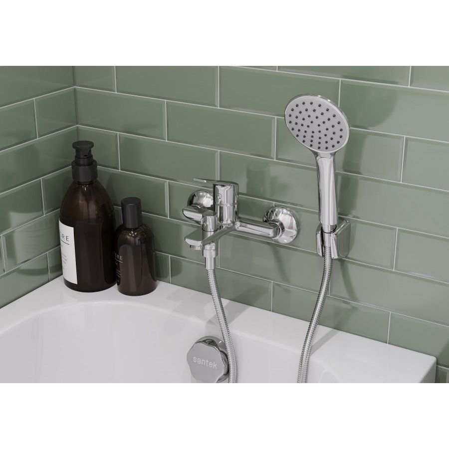 Купить Смеситель для ванны с душем Santek Венга WH5A10003C001 в Москве с доставкой Смеситель для ванны с душем Santek Венга WH5A10003C001