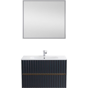 Мебель для ванной Art&Max Elegant 90 серая Мебель для ванной Art&Max Elegant 90 серая