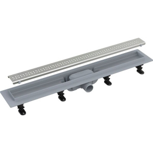 Душевой трап (лоток) AlcaPlast APZ9-Simple 650 с решеткой и опорами