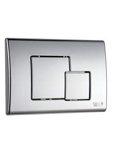 Кнопка хром нажимная для инсталляции Квадратная WeltWasser MARBERG 507 SE CR (10000005953)