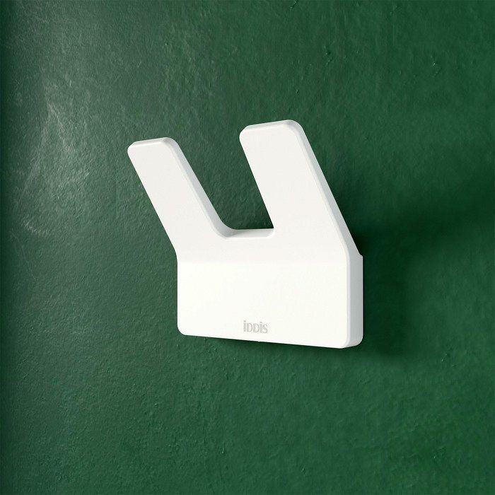 Купить Крючок IDDIS Slide SLIWT20i41 двойной, белый в Москве с доставкой Крючок IDDIS Slide SLIWT20i41 двойной, белый