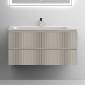 Тумба с раковиной Sancos Snob T 100 см, beige soft