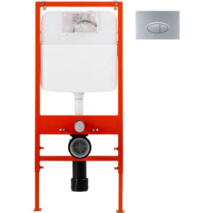 Инсталляция Инсталляция BelBagno BB026 + Кнопка BB050CR.MAT хром матовый