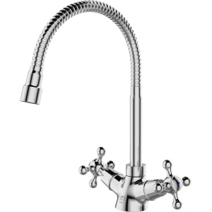 Смеситель для кухни Milardo Duplex DUPSB0FM05 с гибким изливом