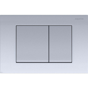 Кнопка смыва Акватек KDI-0000011 матовая, хром