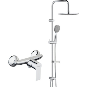 Душевая стойка STWORKI Хельсинки HFDB97000 + Смеситель для душа STWORKI Хельсинки HFHS20000 хром