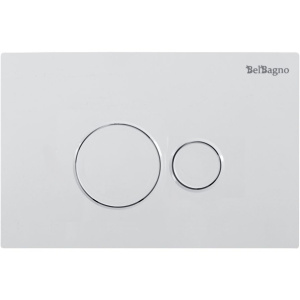 Кнопка смыва BelBagno BB082BL белая