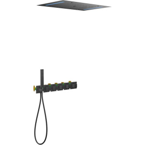 Душевой комплект Timo Petruma SX-5229/03SM С ВНУТРЕННЕЙ ЧАСТЬЮ, с термостатом, черный Душевой комплект Timo Petruma SX-5229/03SM С ВНУТРЕННЕЙ ЧАСТЬЮ, с термостатом, черный