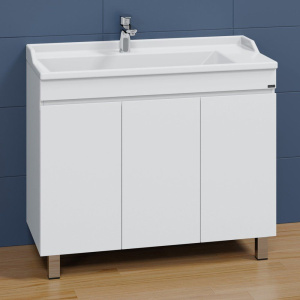 Тумба с раковиной СаНта Марс 100 напольная, 3 дверцы