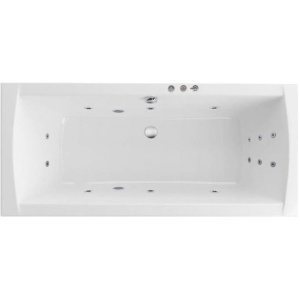 Акриловая ванна Excellent Aquaria Lux WAEX.AQU18.SMART 180x80 см, с гидромассажем, с каркасом, со сливом-переливом Акриловая ванна Excellent Aquaria Lux WAEX.AQU18.SMART 180x80 см, с гидромассажем, с каркасом, со сливом-переливом