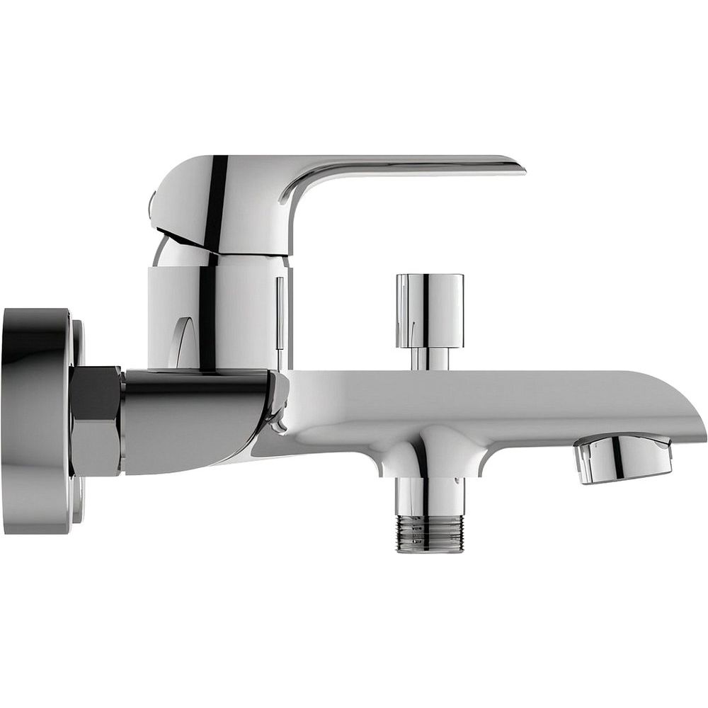 Купить Смеситель для ванны с душем Ravak Flat X070119 нержавеющая сталь в Москве с доставкой Смеситель для ванны с душем Ravak Flat X070119 нержавеющая сталь