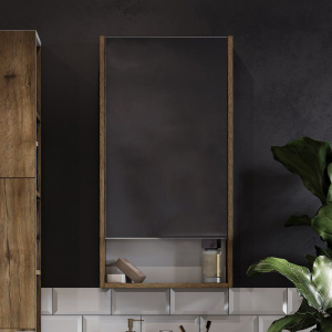 Зеркало-шкаф AQUATON Сканди 45 дуб рустикальный