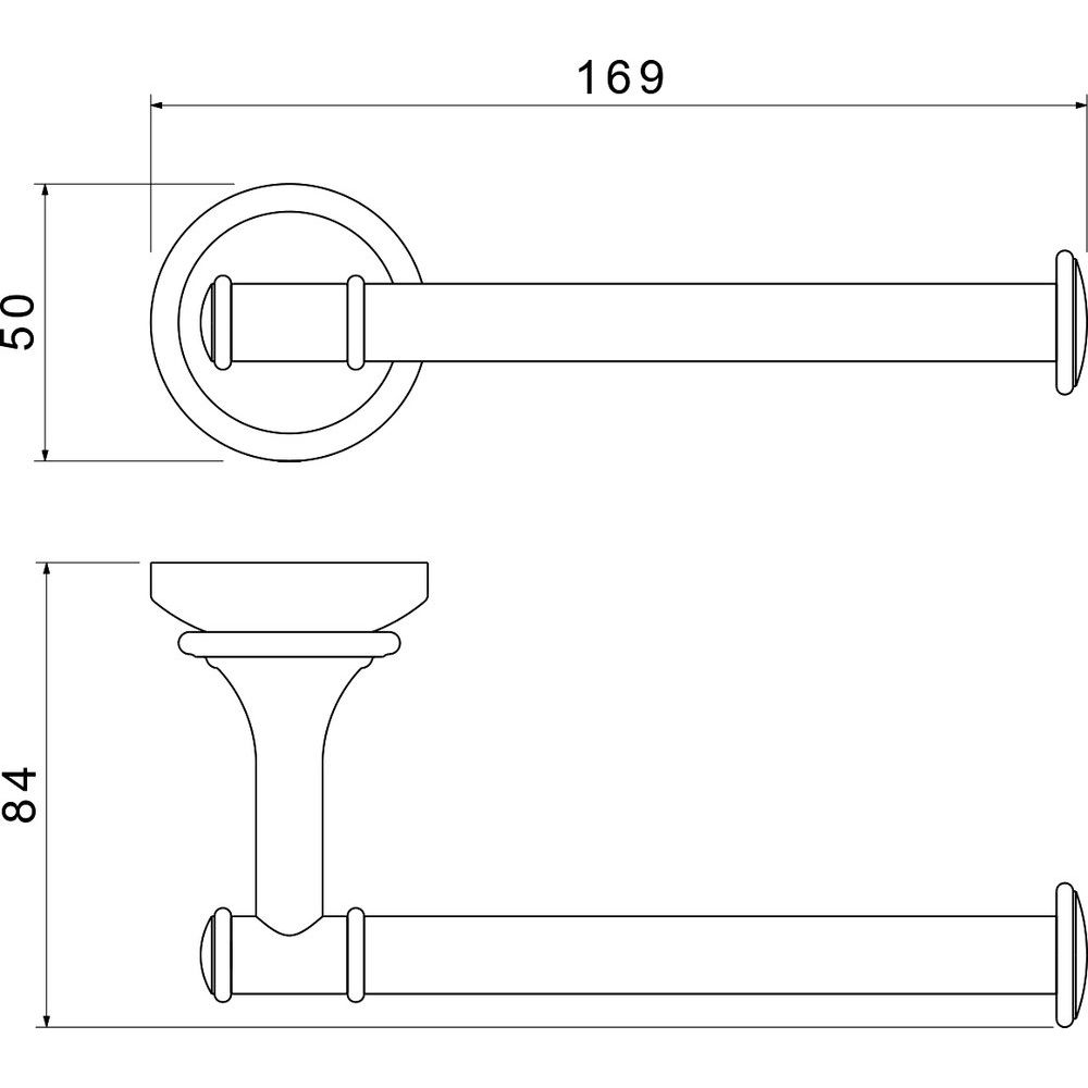 Купить Держатель туалетной бумаги Акватек Классик AQ4508CR хром в Москве с доставкой Держатель туалетной бумаги Акватек Классик AQ4508CR хром