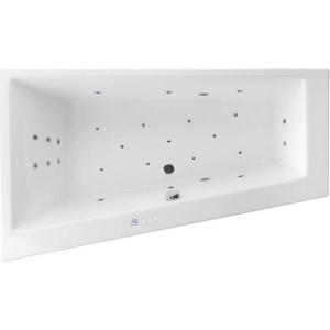 Акриловая ванна Excellent Sfera WAEX.SFL17.ULTRA L 170x100 см, угловая, с гидромассажем, с каркасом, со сливом-переливом, асимметричная Акриловая ванна Excellent Sfera WAEX.SFL17.ULTRA L 170x100 см, угловая, с гидромассажем, с каркасом, со сливом-переливом, асимметричная