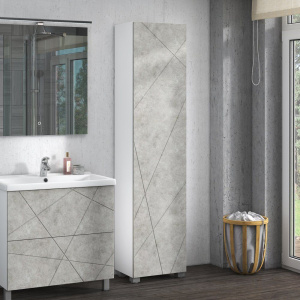 Шкаф-пенал Vigo Geometry Geometry 45 бетон