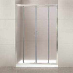 Душевая дверь в нишу BelBagno Uno 195 BF 2 170 P Cr стекло текстурное