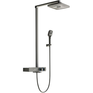 Душевая стойка Vincea Inspire VSFS-3I13TGM с термостатом, вороненая сталь Душевая стойка Vincea Inspire VSFS-3I13TGM с термостатом, вороненая сталь