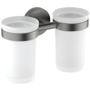 Стакан для ванной Aquatek Европа AQ4117BGM оружейная сталь