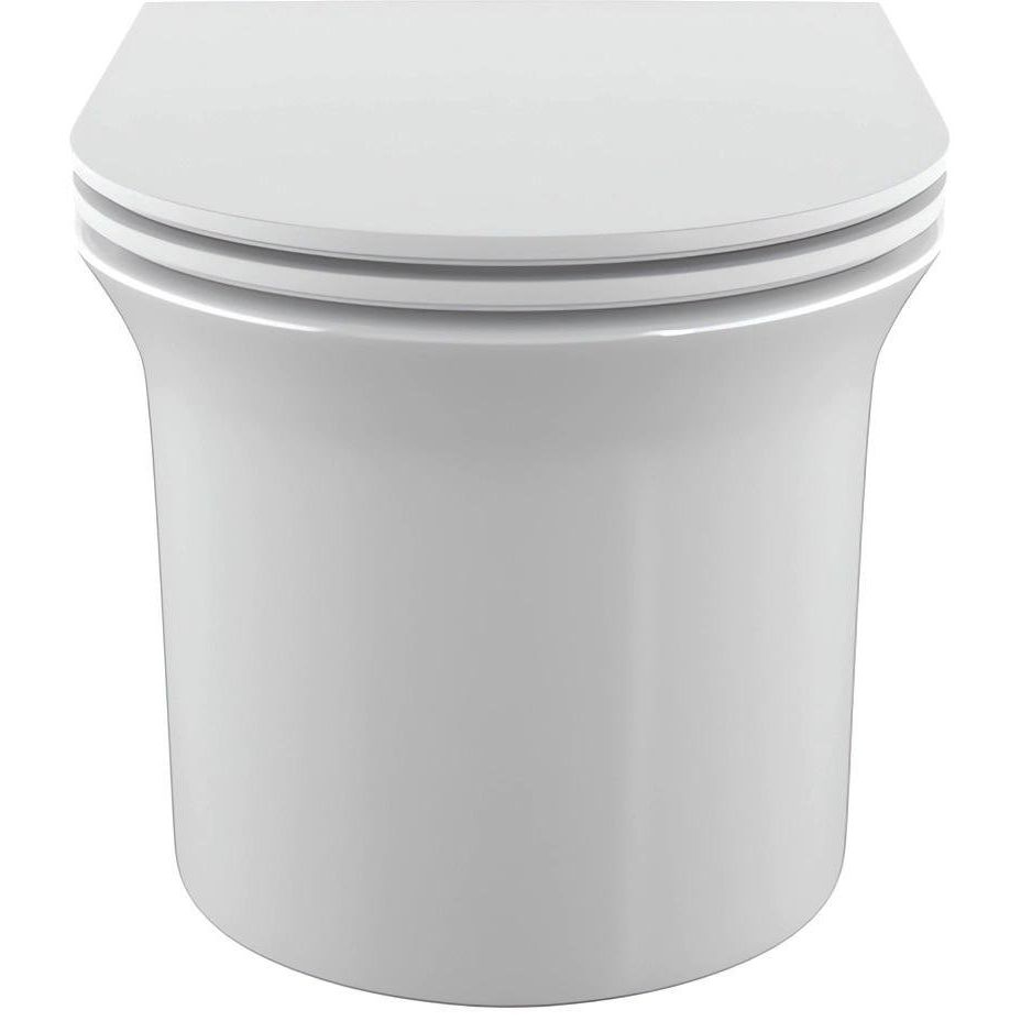 Купить Унитаз подвесной IDDIS Sena SENRDSEi25 безободковый, с микролифтом в Москве с доставкой Унитаз подвесной IDDIS Sena SENRDSEi25 безободковый, с микролифтом