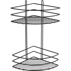 Полка Fixsen FX-710B-2 угловая, черная Полка Fixsen FX-710B-2 угловая, черная
