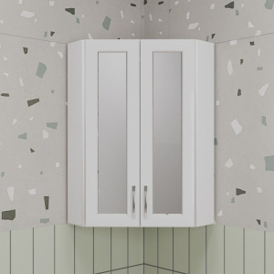 Шкаф Style Line Эко Стандарт 45, угловой, белый