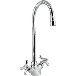 Смеситель для кухни Славен Прораб О СЛ-ДВ-О25 с гибким изливом