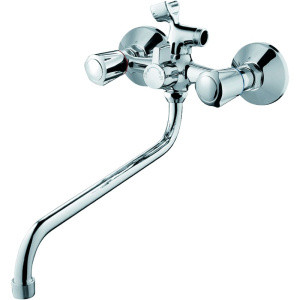 Смеситель для ванны с душем Rush Pioneer PI7950-51 универсальный, хром