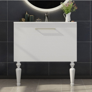 Тумба с раковиной Sanvit Эмми 3Д 80 белая