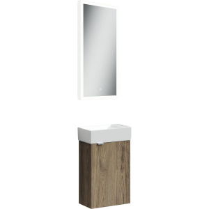 Мебель для ванной комнаты Sancos Mini 35 R подвесная, дуб чарльстон