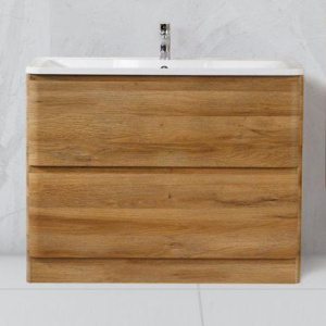 Тумба с раковиной BelBagno Albano 100 напольная, rovere rustico