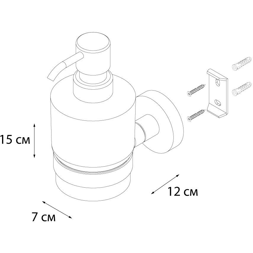 Купить Дозатор Fixsen Modern FX-51512 в Москве с доставкой Дозатор Fixsen Modern FX-51512