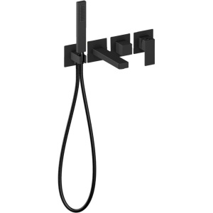 Смеситель для ванны с душем Timo Selene 2014/03YSM С ВНУТРЕННЕЙ ЧАСТЬЮ, черный