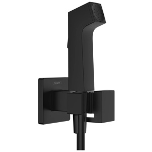 Комплект гигиенический душ со смесителем и скрытая часть Hansgrohe Bidette 29233670S черный