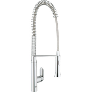 Смеситель для кухонной мойки с высоким изливом Grohe K7 32950000 хром Смеситель для кухонной мойки с высоким изливом Grohe K7 32950000 хром