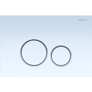 Кнопка смыва Акватек KDI-0000015 белая