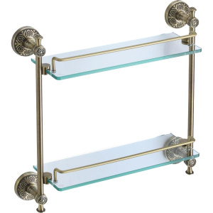 Полка Savol 58 с S-005822C бронза, для душа