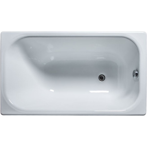 Чугунная ванна 120x70 см с ножками