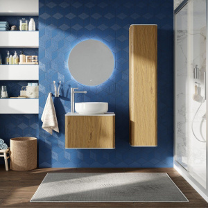 Мебель для ванной STWORKI Ноттвиль 60 дуб верона, с отверстием под смеситель, подвесная (комплект, гарнитур) Мебель для ванной STWORKI Ноттвиль 60 дуб верона, с отверстием под смеситель, подвесная (комплект, гарнитур)