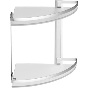 Полка AM.PM Sense L A7456200 2-ярусная, серебристая Полка AM.PM Sense L A7456200 2-ярусная, серебристая