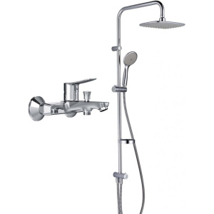 Душевая стойка Damixa Galaxy 974200063 + Смеситель для ванны с душем Damixa Galaxy DX7510000