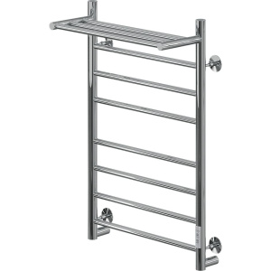 Полотенцесушитель электрический Ника Way 2, 80/50, с полкой, хром