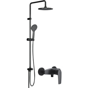 Душевая стойка AM.PM Gem F0790022 + Смеситель для душа AM.PM Gem F90A20022 черный Душевая стойка AM.PM Gem F0790022 + Смеситель для душа AM.PM Gem F90A20022 черный