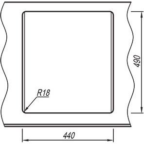 Купить Мойка кухонная Florentina Липси 460 антрацит в Москве с доставкой Мойка кухонная Florentina Липси 460 антрацит